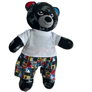 BUILD A BEAR STAR WARS Reversible Plush Teddy Bear Light Vs Dark Red Blue 16"